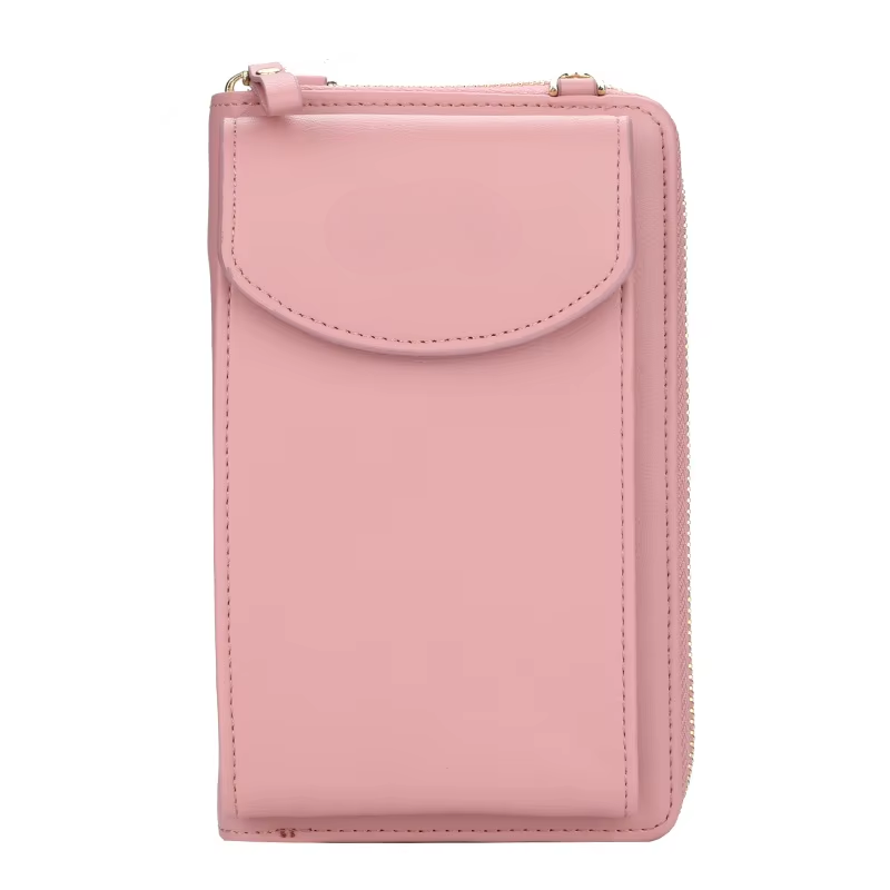 Elegance On-the-Go – Luxe PU Leather Crossbody Shoulder Bag with Phone & Card Organizer